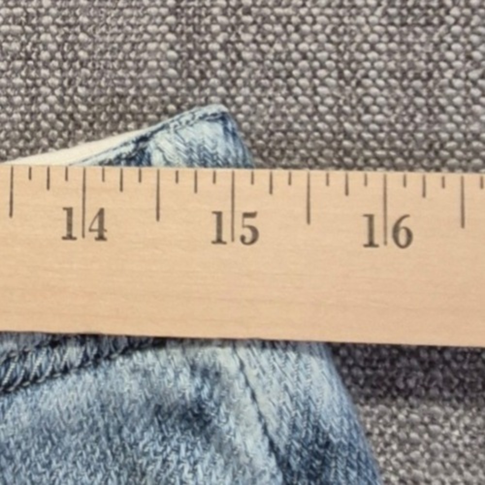 NWOT Free People We the Free Osaka Midrise Barrel Jeans 27 button fly light wash - Picture 7 of 16